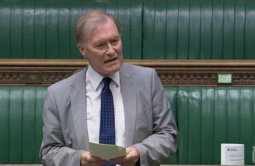 Sir David supports improvements to building safety and fire safety